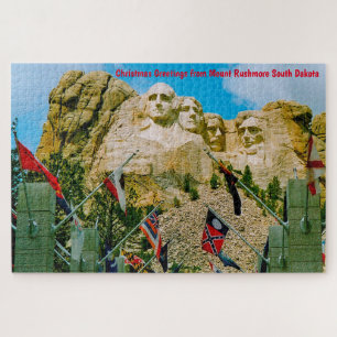Mount Rushmore South Dakota. Jigsaw Puzzle
