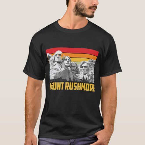 Mount Rushmore South Dakota Lincoln Memorial T_Shirt