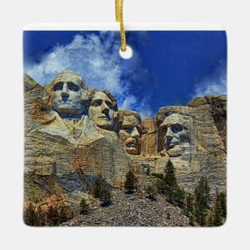Mount Rushmore South Dakota Ornament