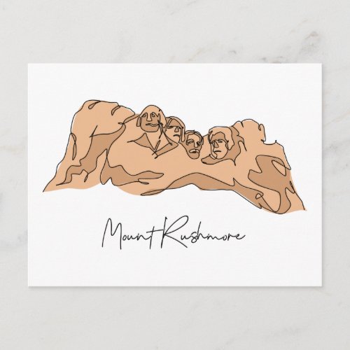 Mount Rushmore SOUTH DAKOTA Postcard