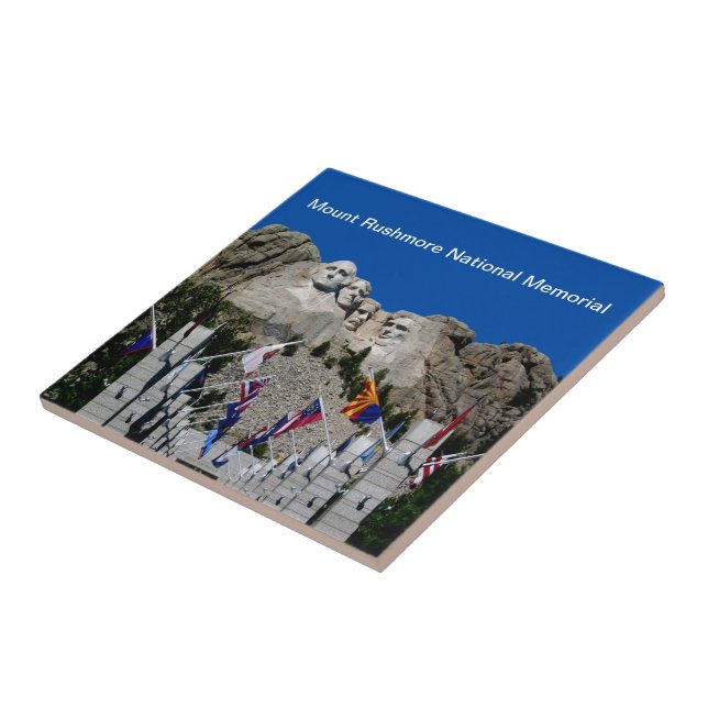 Mount Rushmore South Dakota Souvenir Tile (Side)