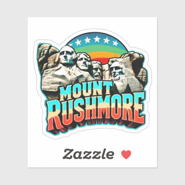 Mount Rushmore, South Dakota Sticker (Sheet)