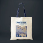 Mount Rushmore South Dakota Travel Art Vintage Tote Bag<br><div class="desc">Mount Rushmore vector artwork design. It is a massive sculpture carved into Mount Rushmore in the Black Hills region of South Dakota.</div>
