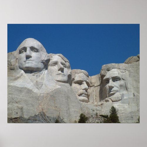 Mount Rushmore South Dakota US Presidents Poster