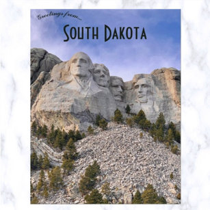 Mount Rushmore South Dakota USA  Postcard