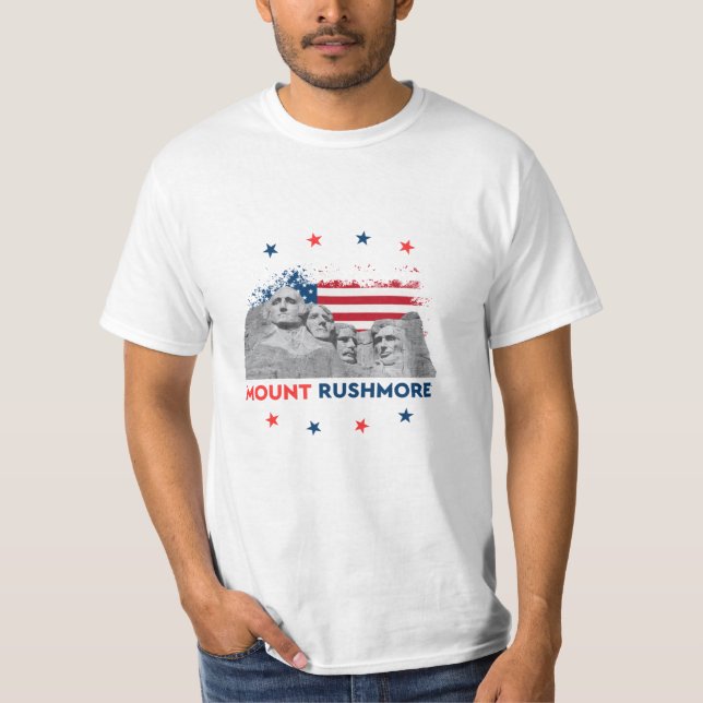 Mount Rushmore T-Shirt – Iconic American Landmark (Front)
