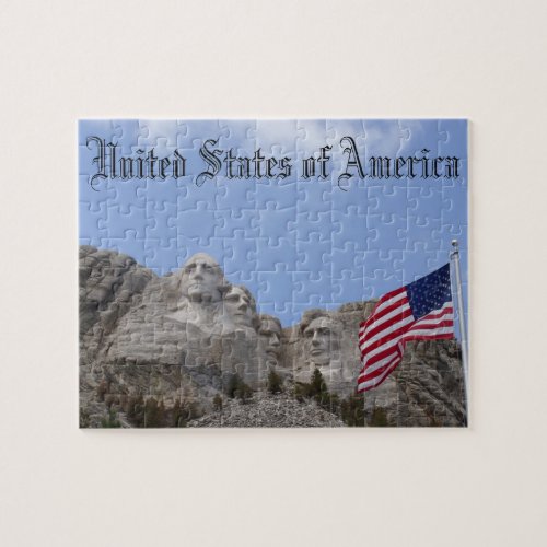 Mount Rushmore United States of America Puzzle