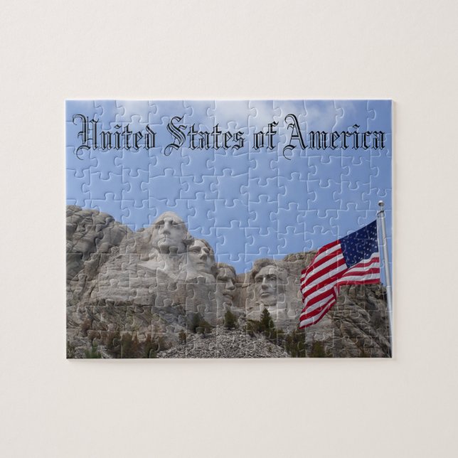 Mount Rushmore United States of America Puzzle (Horizontal)