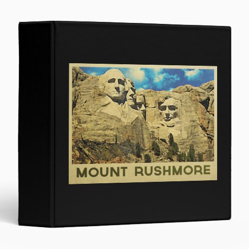 Mount Rushmore Vintage Binder