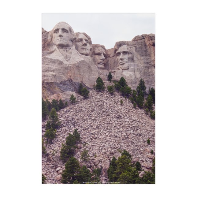 Mount Rushmore's Four Acrylic Print (Front)
