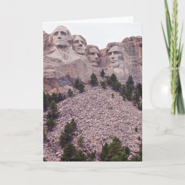 Mount Rushmore's Four Card (Front)