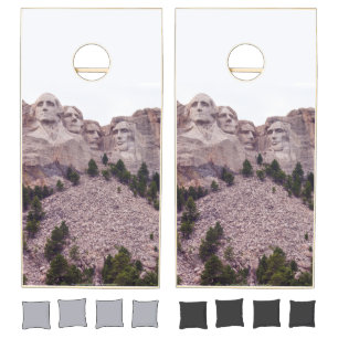 Mount Rushmore's Four Cornhole Set