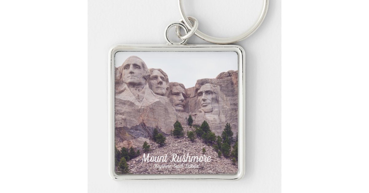 Mount Rushmore's Four Keychain Zazzle