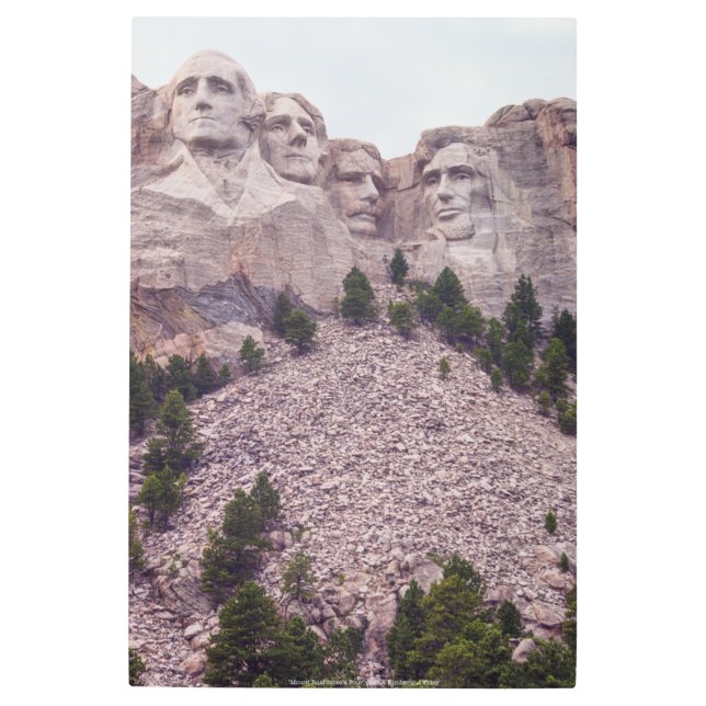 Mount Rushmore's Four Metal Print (Front)