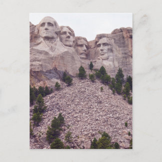 Mount Rushmore's Four Postcard