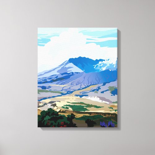 Mount Saint Helens Canvas Print