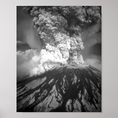 Mount Saint Helens Eruption _ May 18 1980 Poster