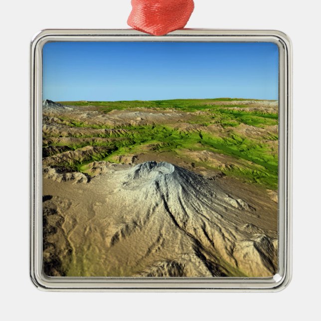 Mount Saint Helens Metal Ornament (Front)