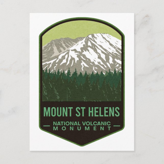 Mount Saint Helens National Volcanic Monument Postcard (Front)