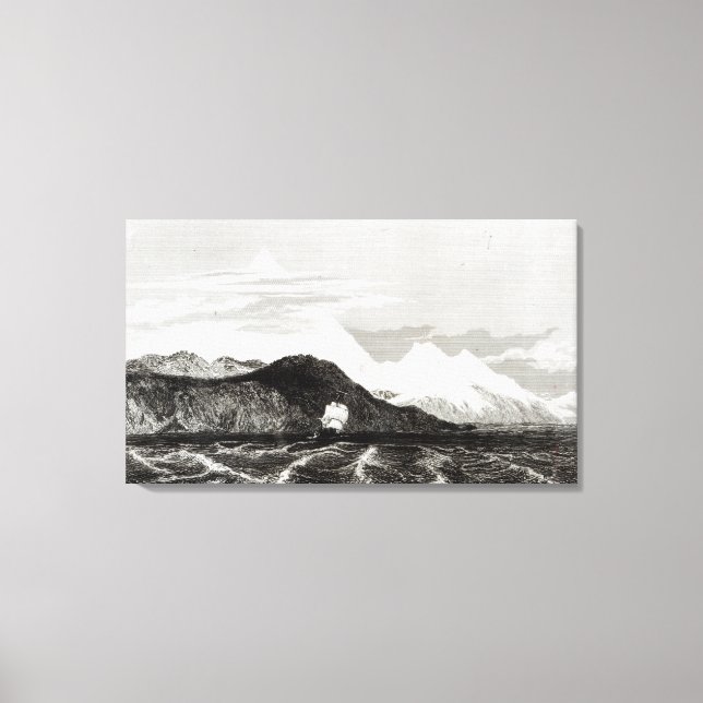 Mount Sarmiento, engraved by Thomas Landseer Canvas Print (Front)