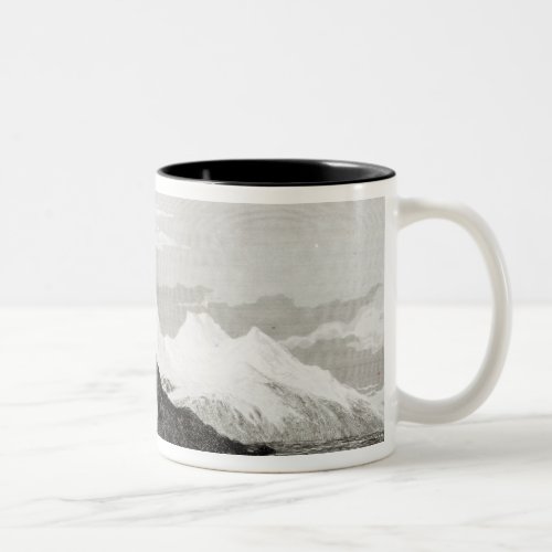 Mount Sarmiento engraved by Thomas Landseer Two_Tone Coffee Mug