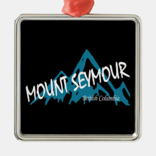 Mount Seymour Mountains Metal Ornament
