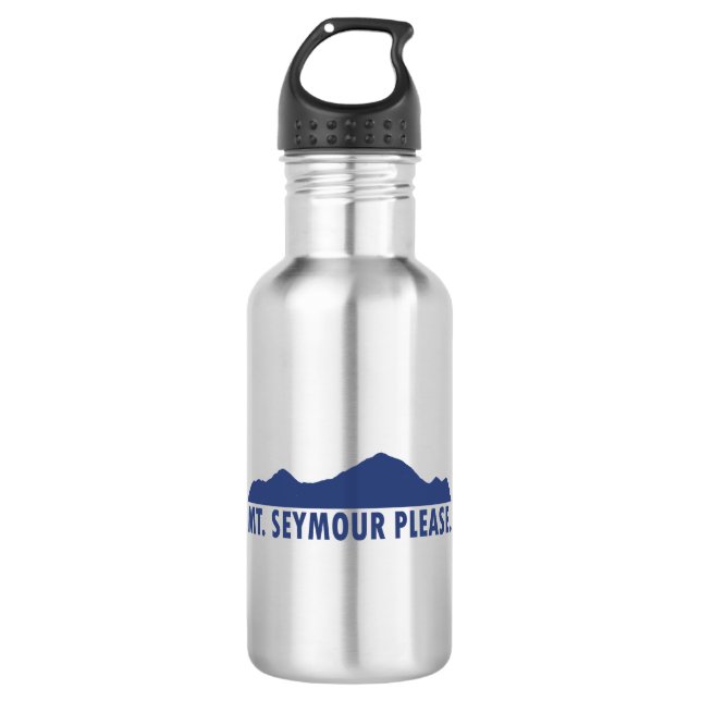 Mount Seymour Please Stainless Steel Water Bottle (Front)