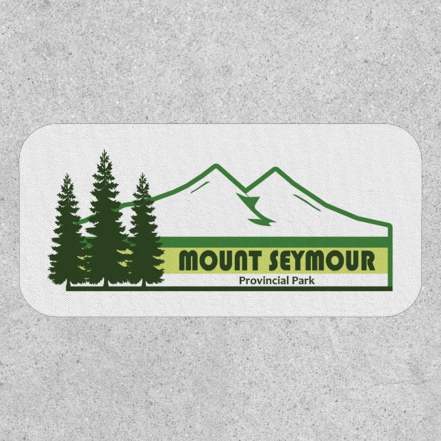 Mount Seymour Provincial Park Green Stripes Patch (Front)