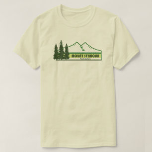 Mount Seymour Provincial Park Green Stripes T-Shirt