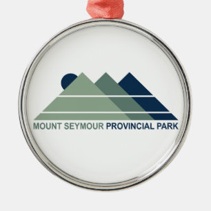 Mount Seymour Provincial Park Mountain Sun Metal Ornament