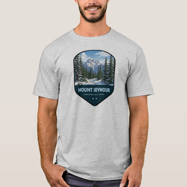 Mount Seymour Provincial Park Shield T-Shirt (Front)
