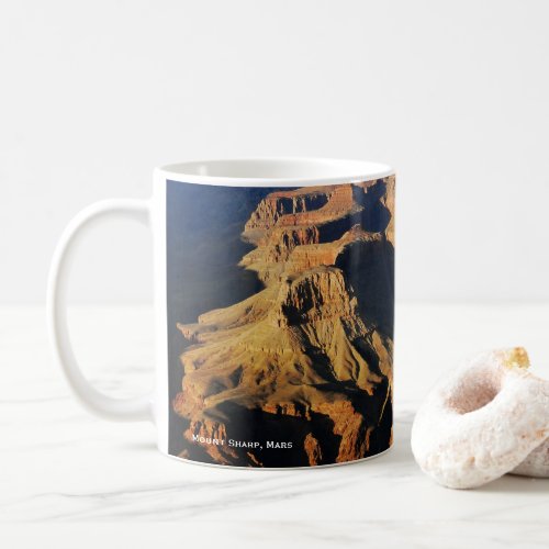 Mount Sharp on Planet Mars Photo Coffee Mug