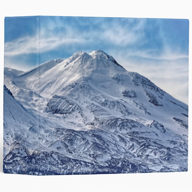 MOUNT SHASTA 3 RING BINDER (Front/Spine)