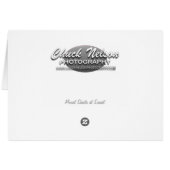 MOUNT SHASTA AT SUNSET CARDS (Back Horizontal)