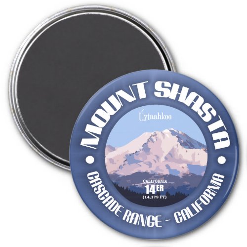 Mount Shasta C Magnet