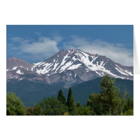 Mount Shasta California Cards (Front Horizontal)