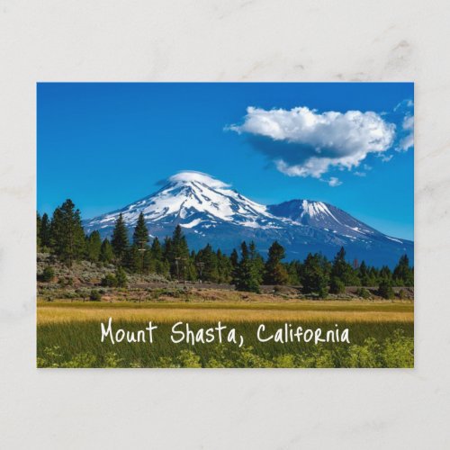 Mount Shasta California Postcard