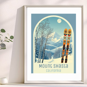 Mount Shasta California ski resort  Poster