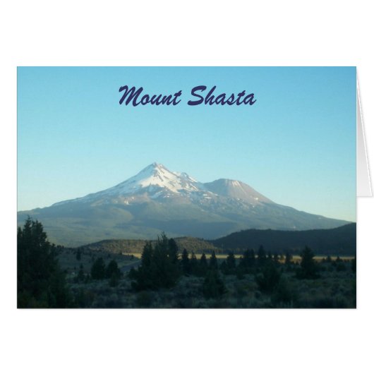 Mount Shasta Cards (Front Horizontal)