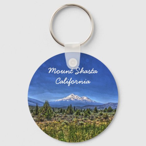 Mount Shasta Keychain