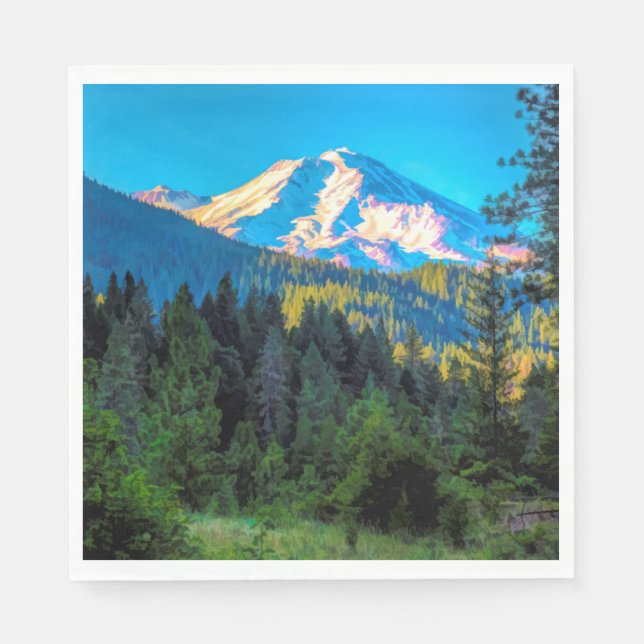 MOUNT SHASTA NAPKINS (Front)
