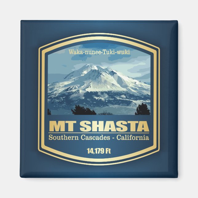 Mount Shasta (PF) Magnet (Front)
