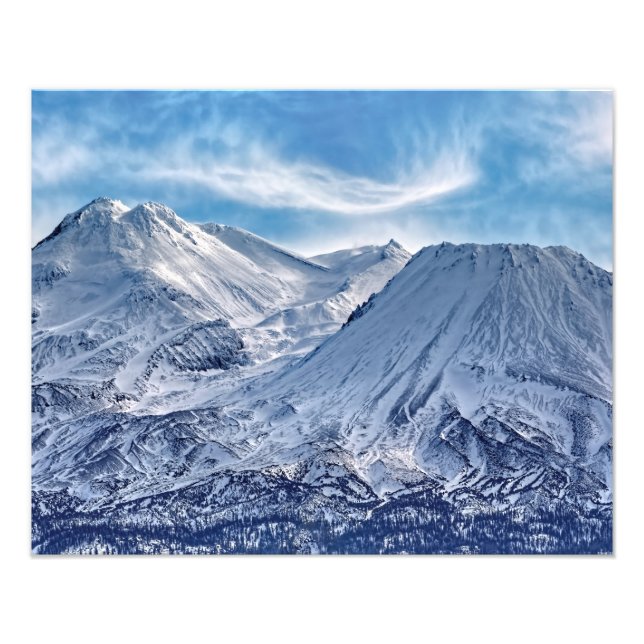 MOUNT SHASTA PHOTO PRINT (Front)