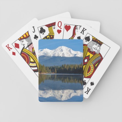 MOUNT SHASTA REFLECTED PLAYING CARDS