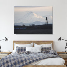 Mount Shasta Sunset on Snow 1