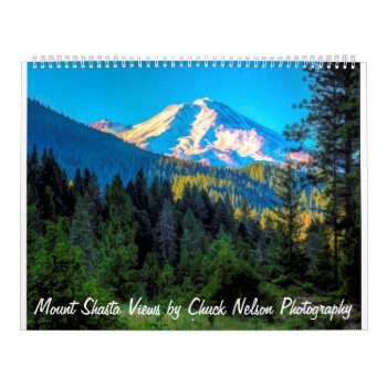 Mount Shasta Views #3 Calendar by CNelson01 at Zazzle