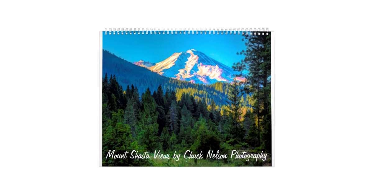 MOUNT SHASTA VIEWS 3 CALENDAR Zazzle