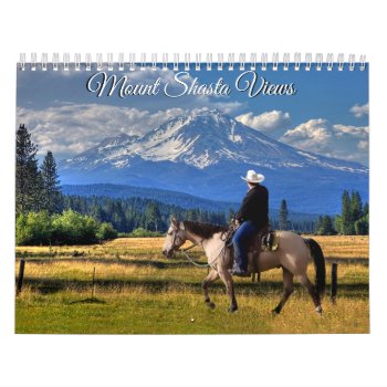 Mount Shasta Views #4 Calendar by CNelson01 at Zazzle