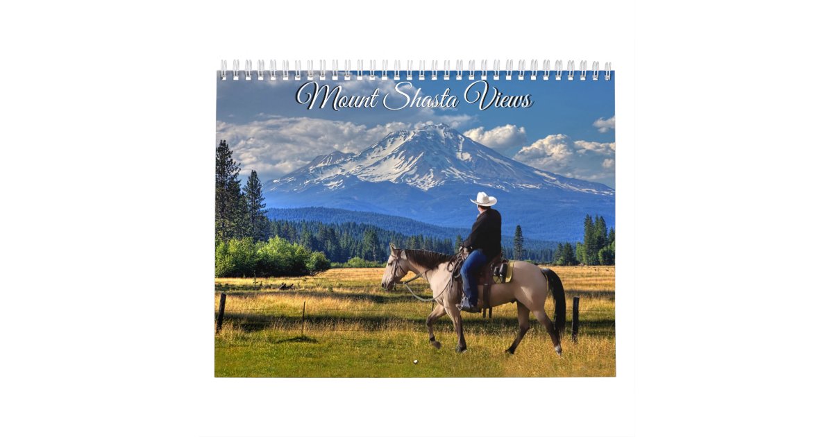 MOUNT SHASTA VIEWS 4 CALENDAR Zazzle