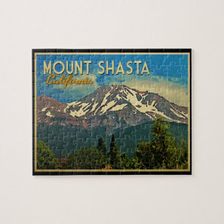 Mount Shasta Vintage Jigsaw Puzzle
